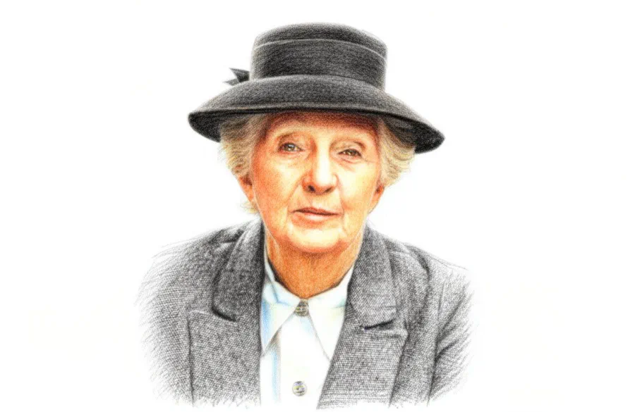 Joan Hickson. Born on August 5, 1906, in Kingsthorpe, Northamptonshire, into a comfortable middle-class family. Appeared in Miss Marple.