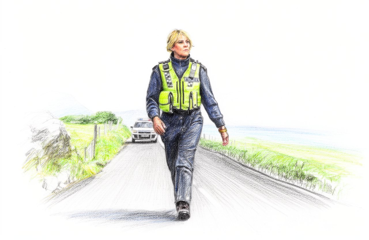 Drawn artwork for Happy Valley