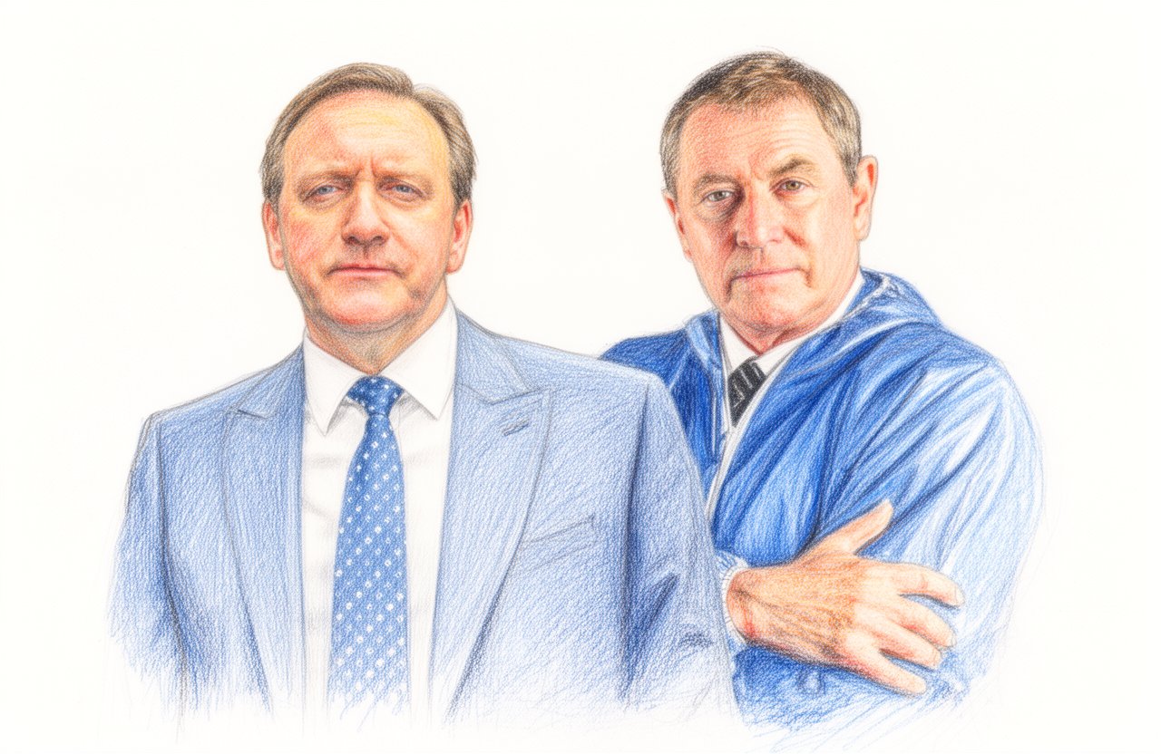 Drawn artwork for Midsomer Murders