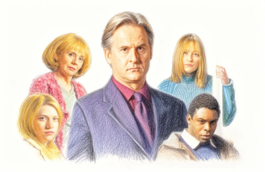 Waking the Dead. A detective team apply new techniques to old crimes as they solve cold cases. Starring Trevor Eve, David Hayman and Claire Goose.