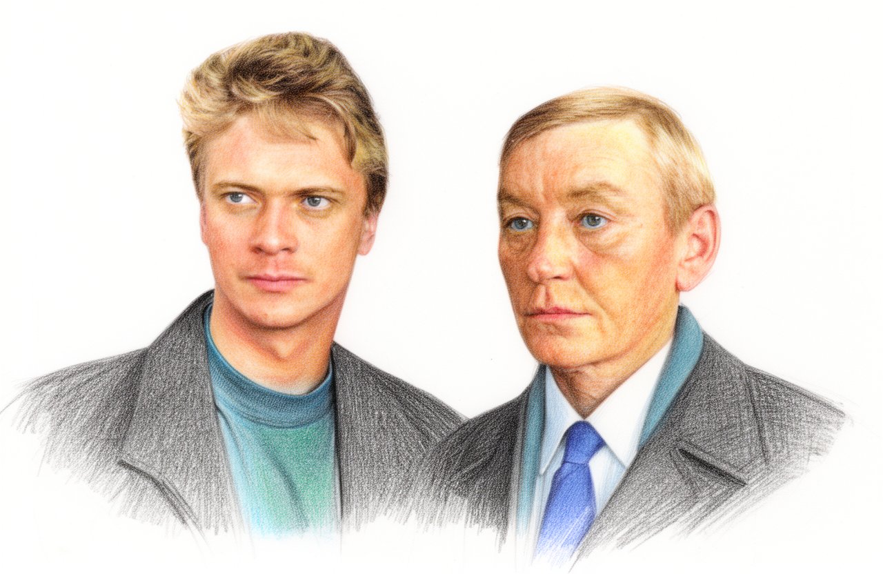 Drawn artwork for Taggart