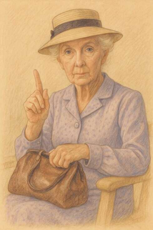 Joan Hickson as Miss Marple